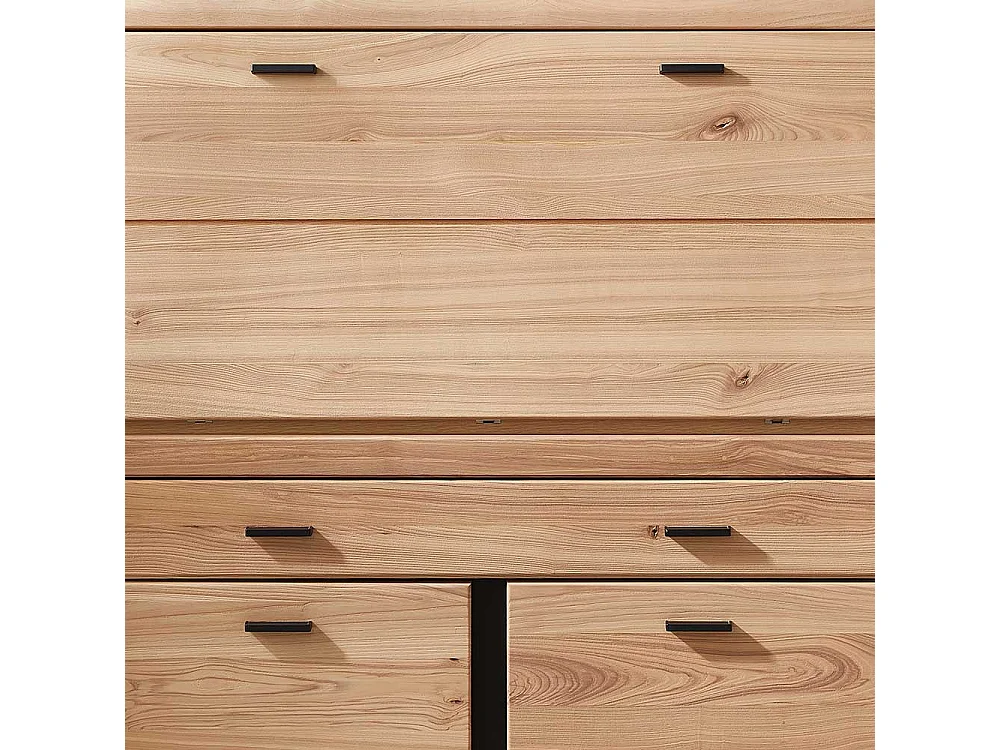 Schreibsekretär in Wildeichefarben Schreibklappe