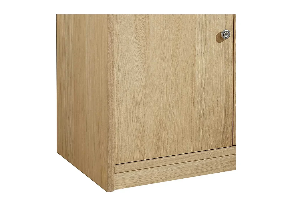 Schranksekretär mit Eiche furniert 2-türig