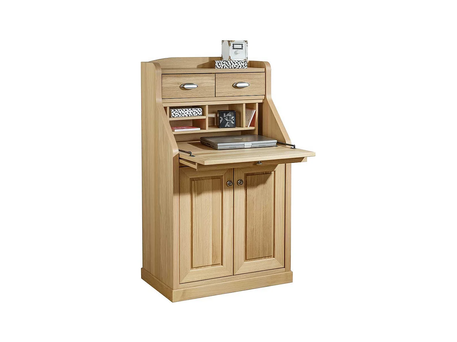 Landhaus Sekretär mit Eiche furniert Made in Germany