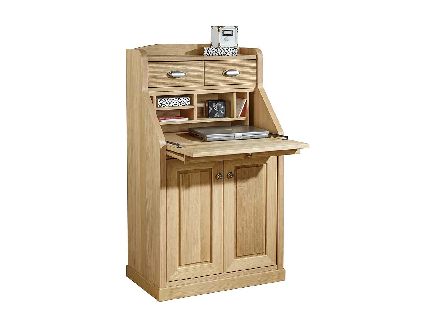 Landhaus Sekretär mit Eiche furniert Made in Germany