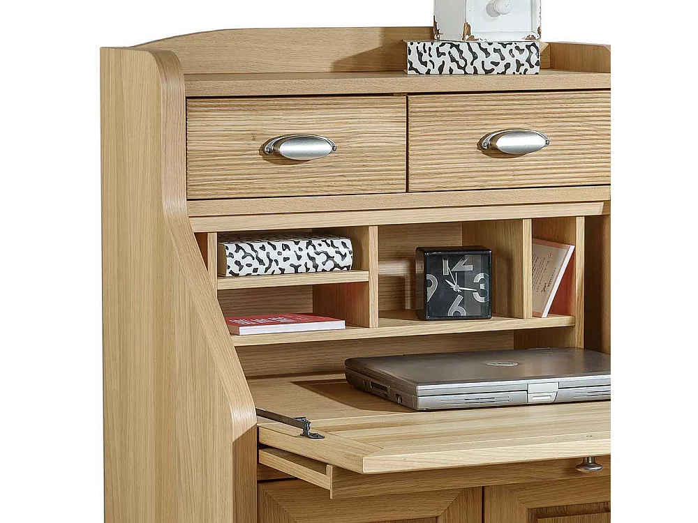 Landhaus Sekretär mit Eiche furniert Made in Germany