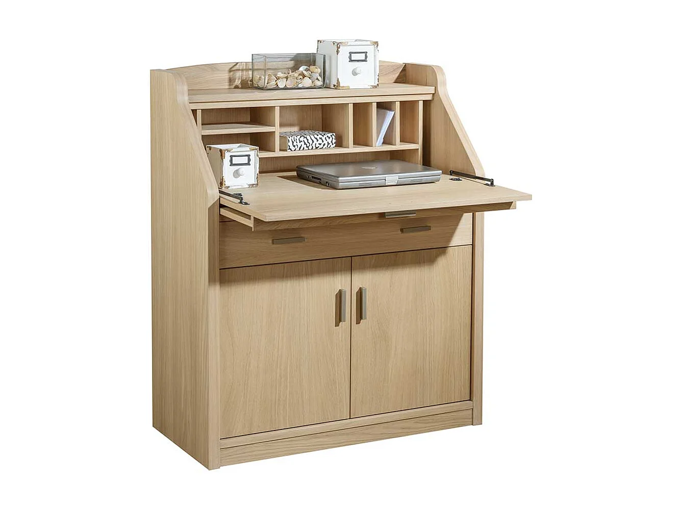 Sekretär mit Eiche furniert Made in Germany