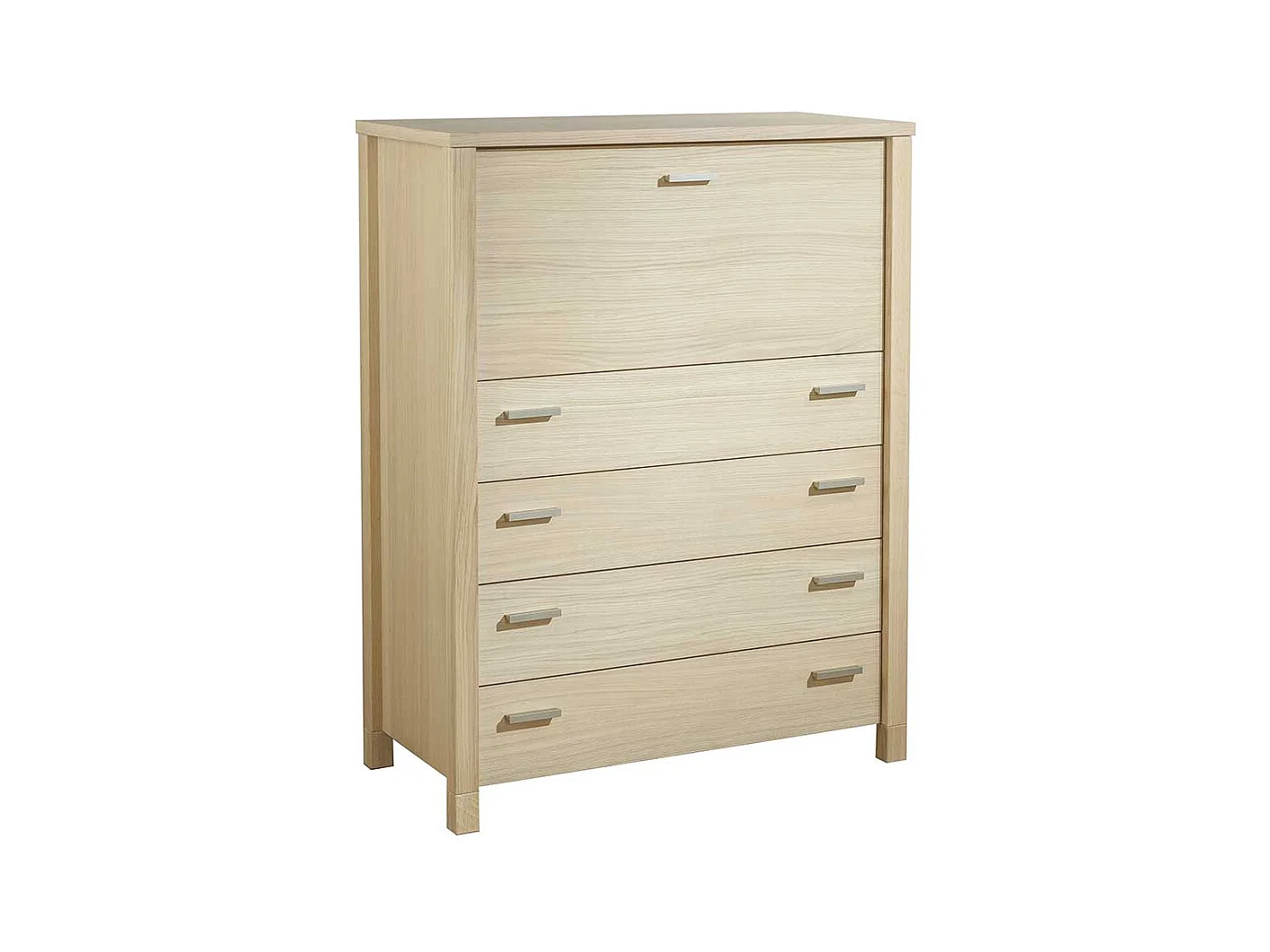 Sekretär in Eiche Bianco 85 cm breit