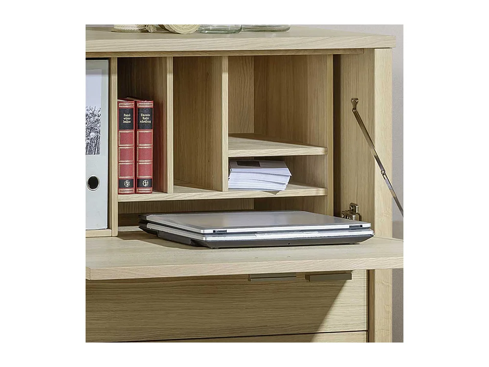 Sekretär in Eiche Bianco 85 cm breit