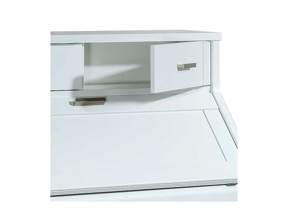 Computer Schrank in Weiß 85 cm breit