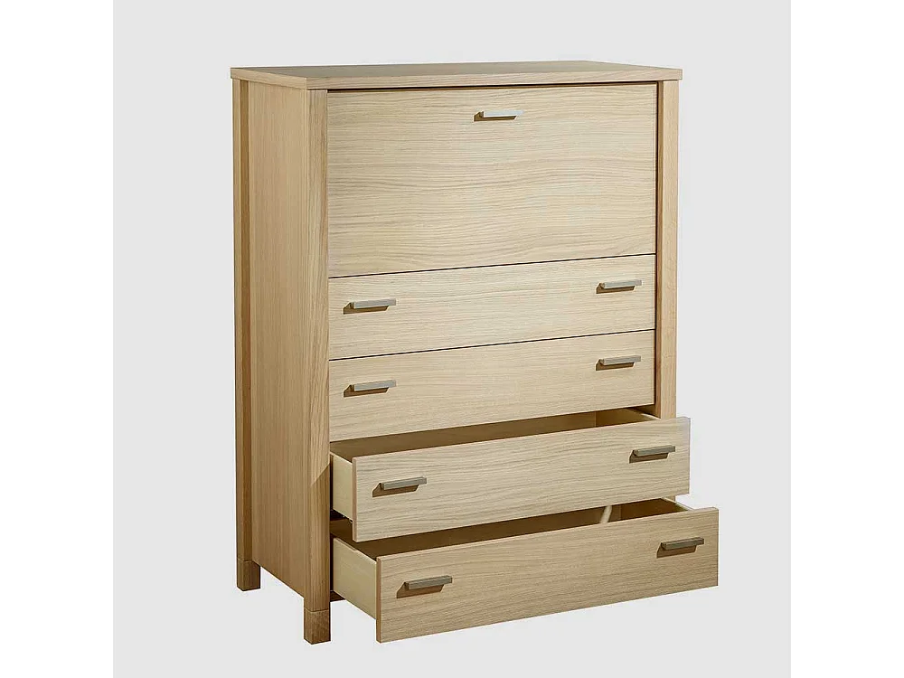 Schreibsekretär in Eichefarben 110 cm hoch