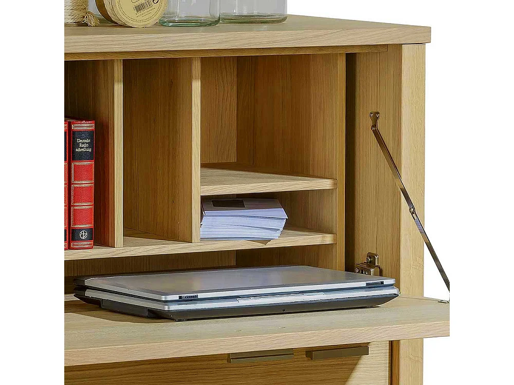 Schreibsekretär in Eichefarben 110 cm hoch