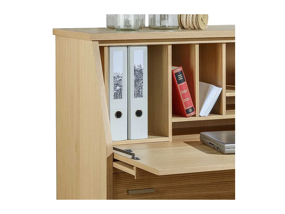 Holzsekretär mit Eiche furniert Made in Germany