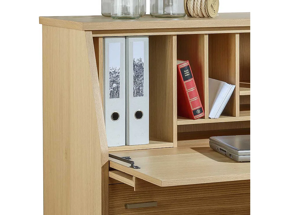 Holzsekretär mit Eiche furniert Made in Germany