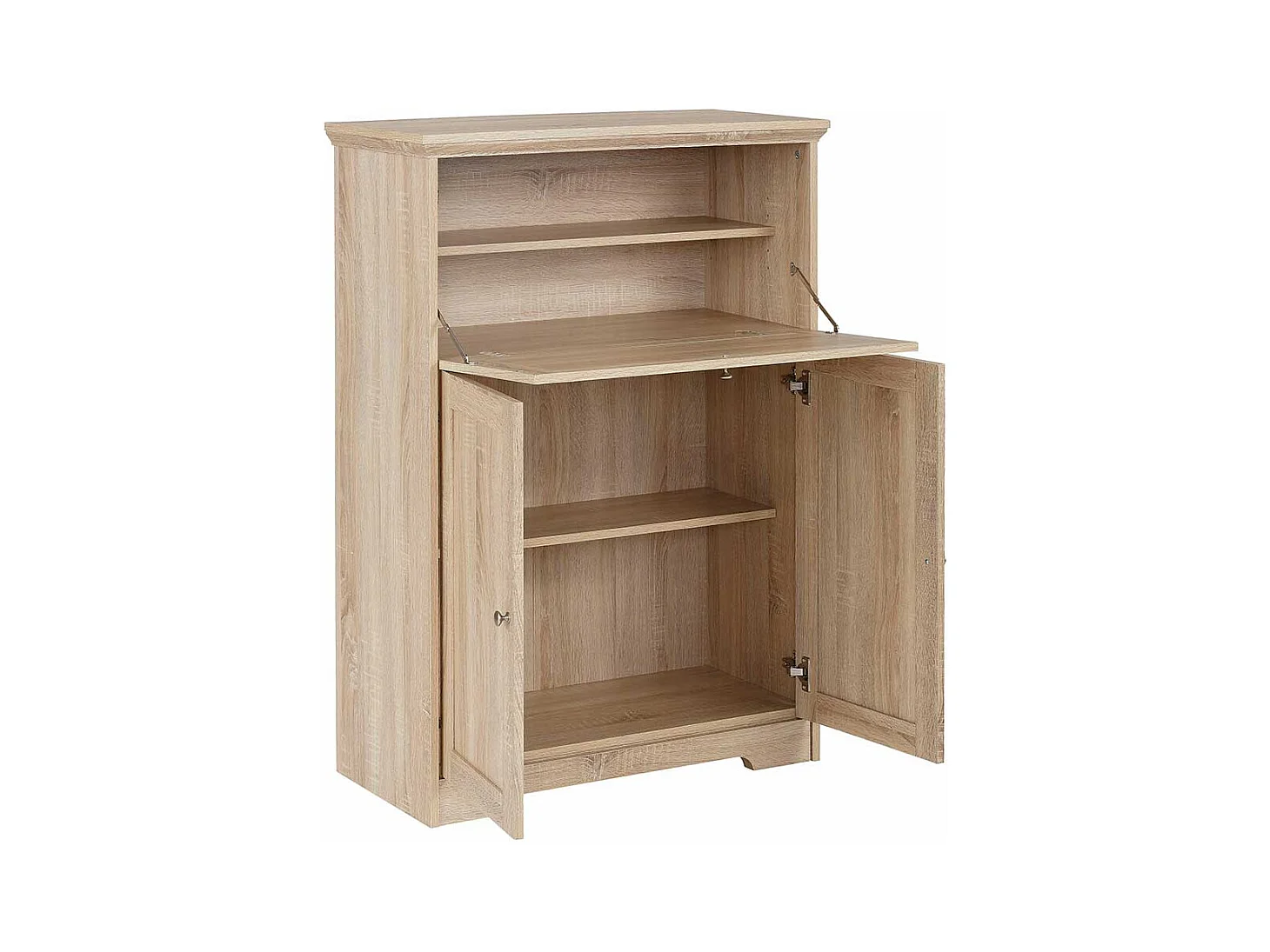 Schranksekretär in Eichefarben Landhausstil