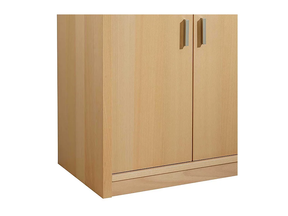 Schranksekretär mit Buche furniert 120 cm hoch