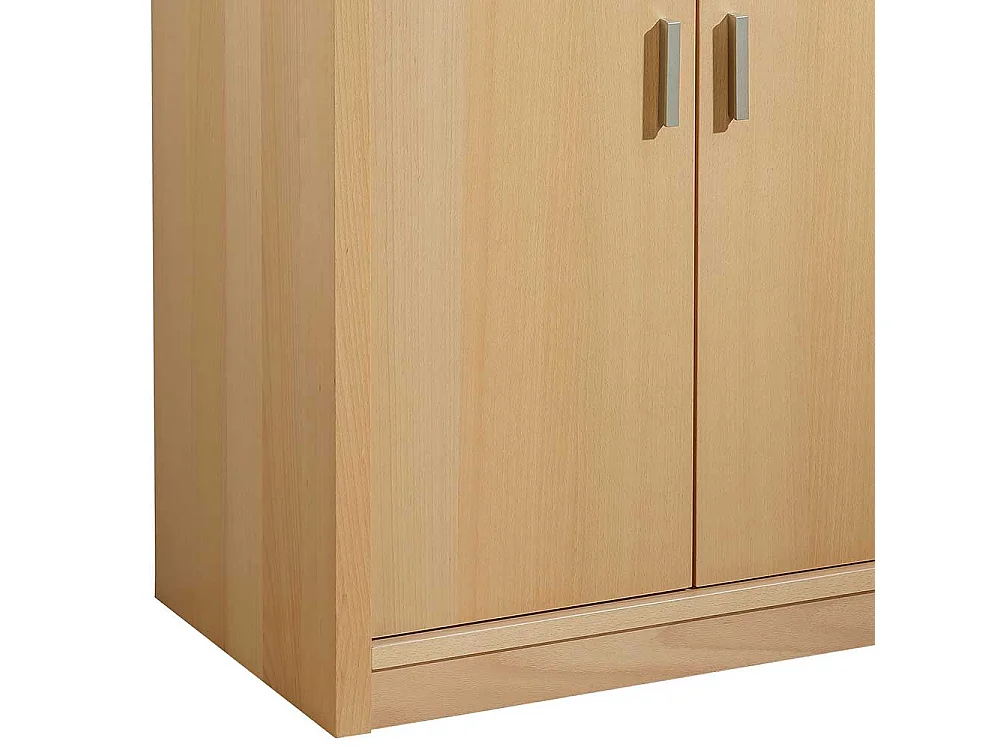 Schranksekretär mit Buche furniert 120 cm hoch