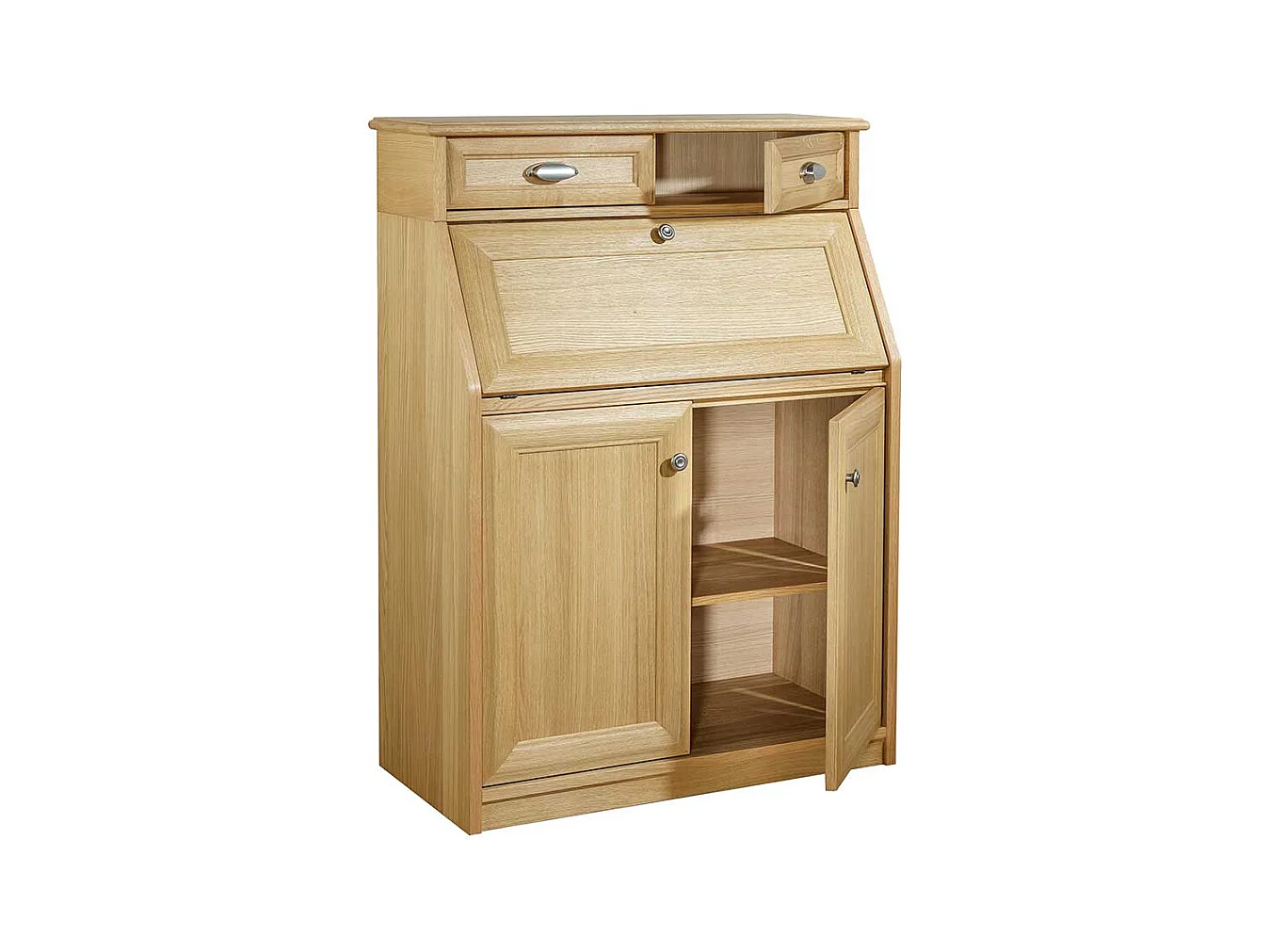 Schreibsekretär mit Eiche furniert klassischen Design