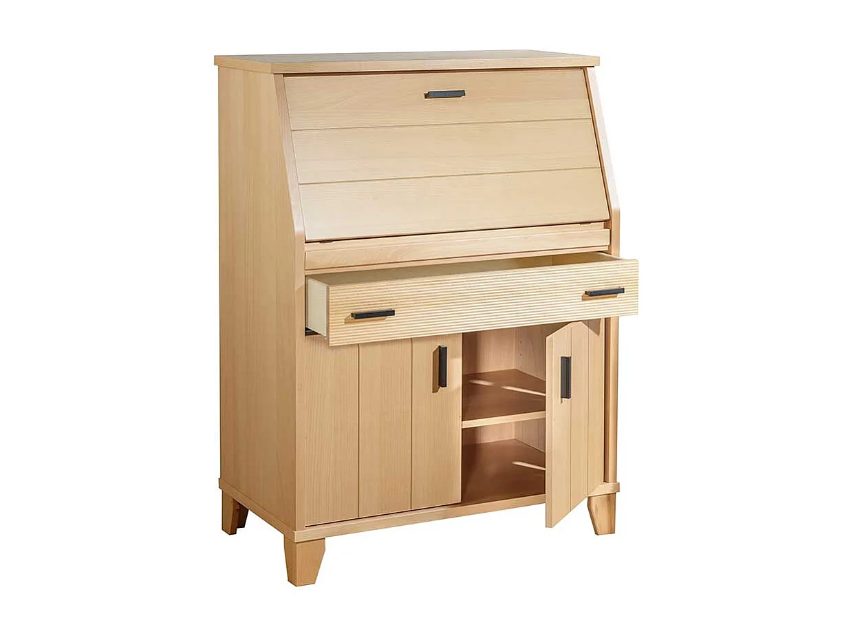 Sekretär mit Buche furniert Made in Germany