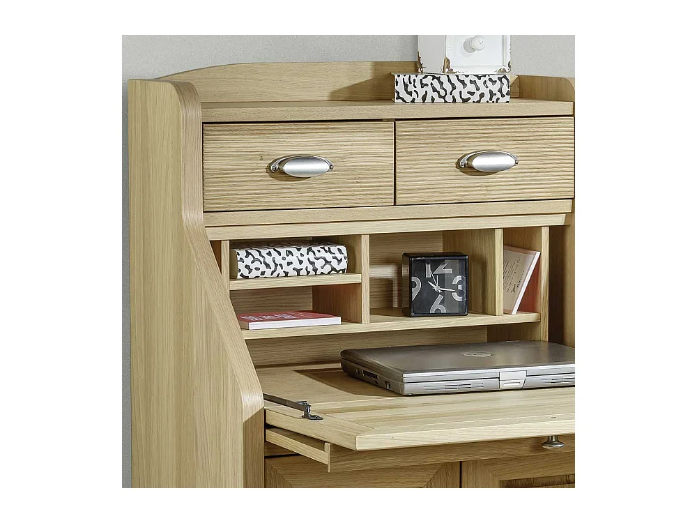 Schreibsekretär mit Eiche furniert Landhausstil