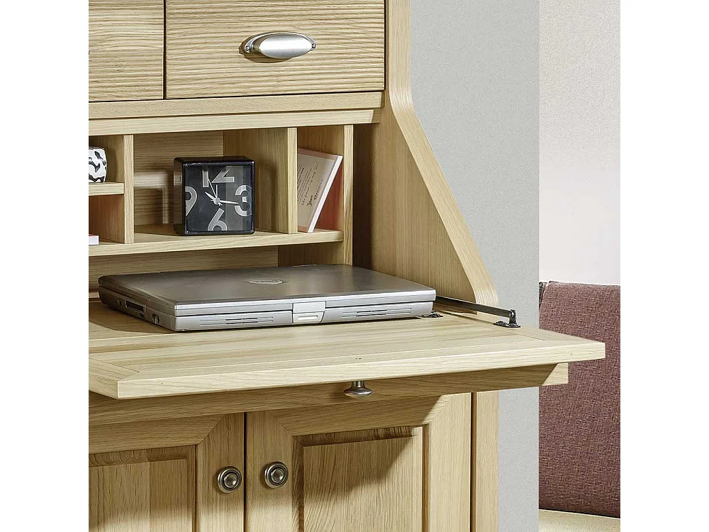 Schreibsekretär mit Eiche furniert Landhausstil