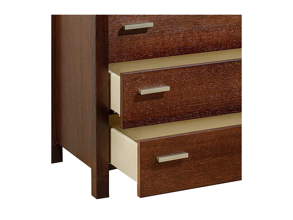 Schreibsekretär in Wengefarben vier Schubladen