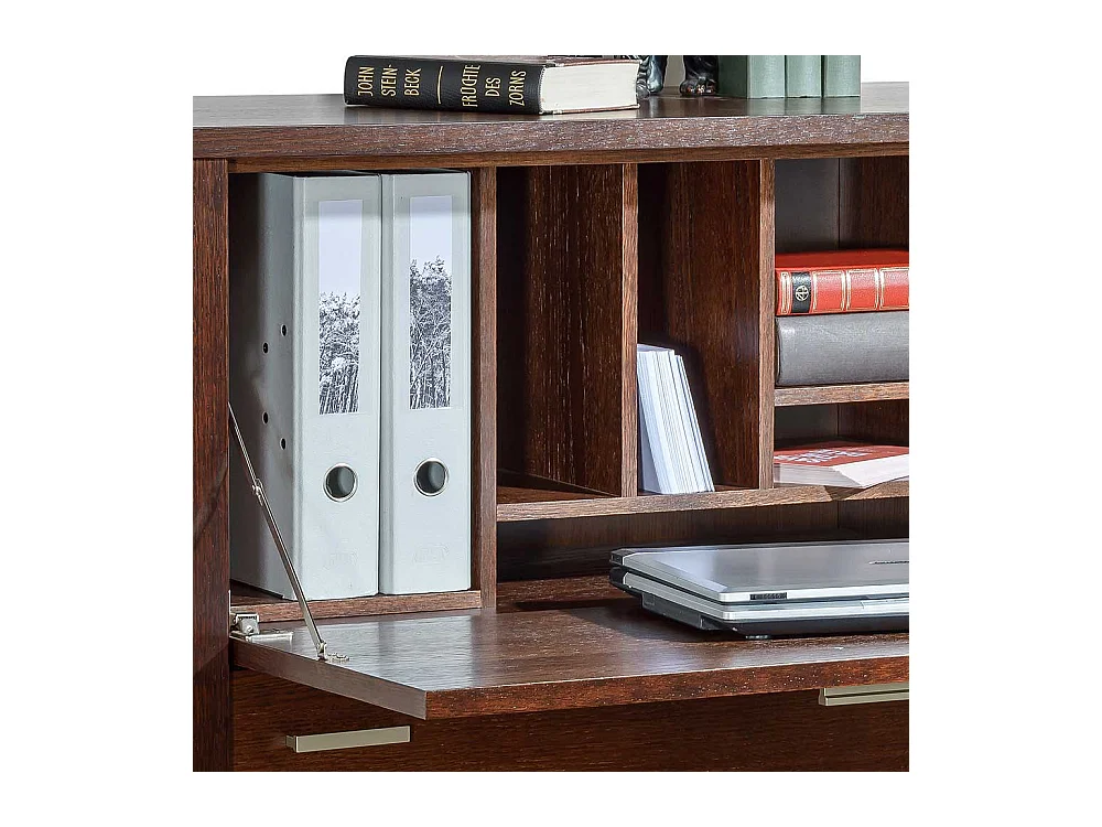 Schreibsekretär in Wengefarben vier Schubladen