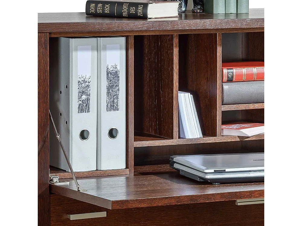 Schreibsekretär in Wengefarben vier Schubladen