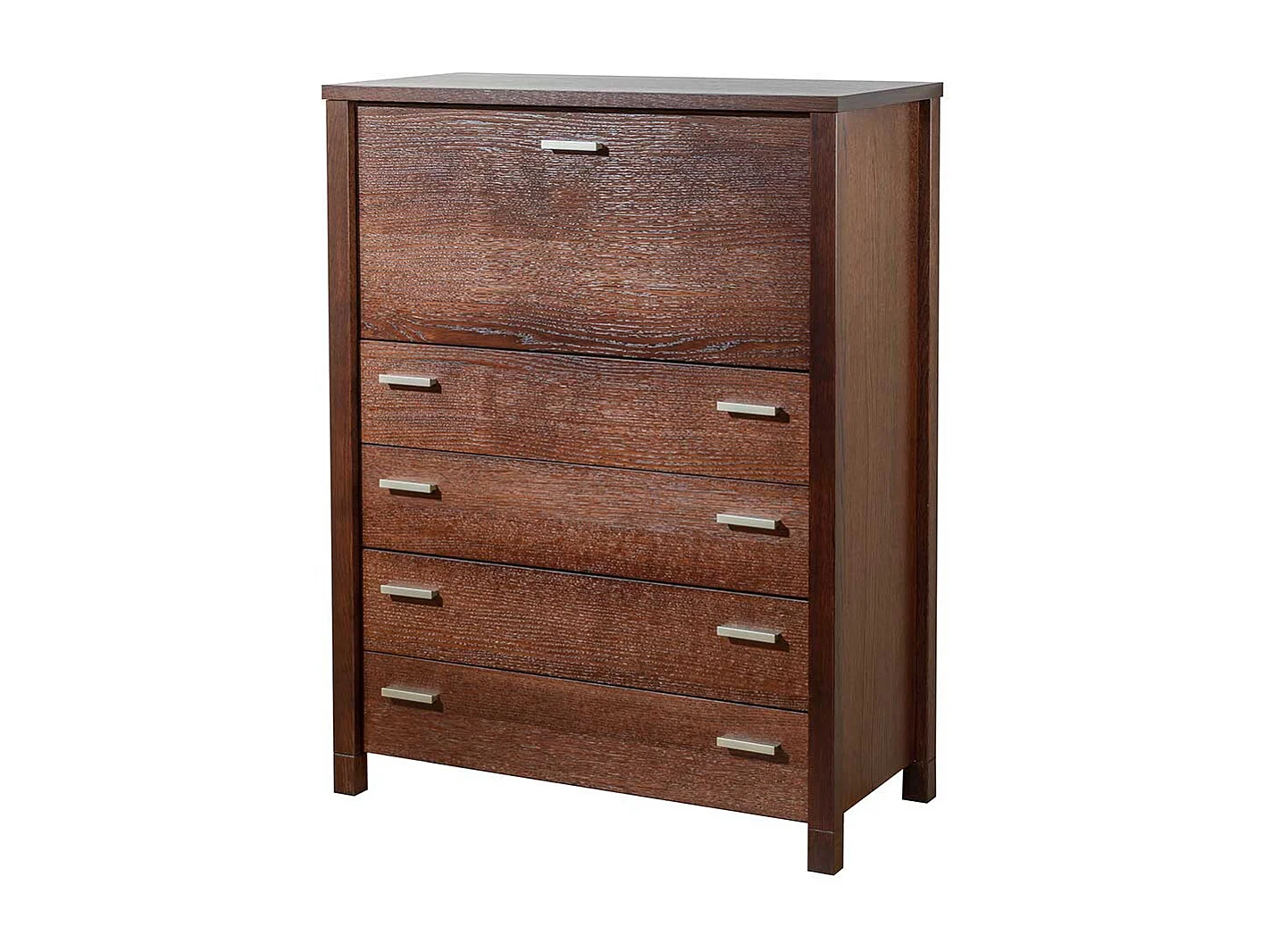 Schreibsekretär in Wengefarben vier Schubladen