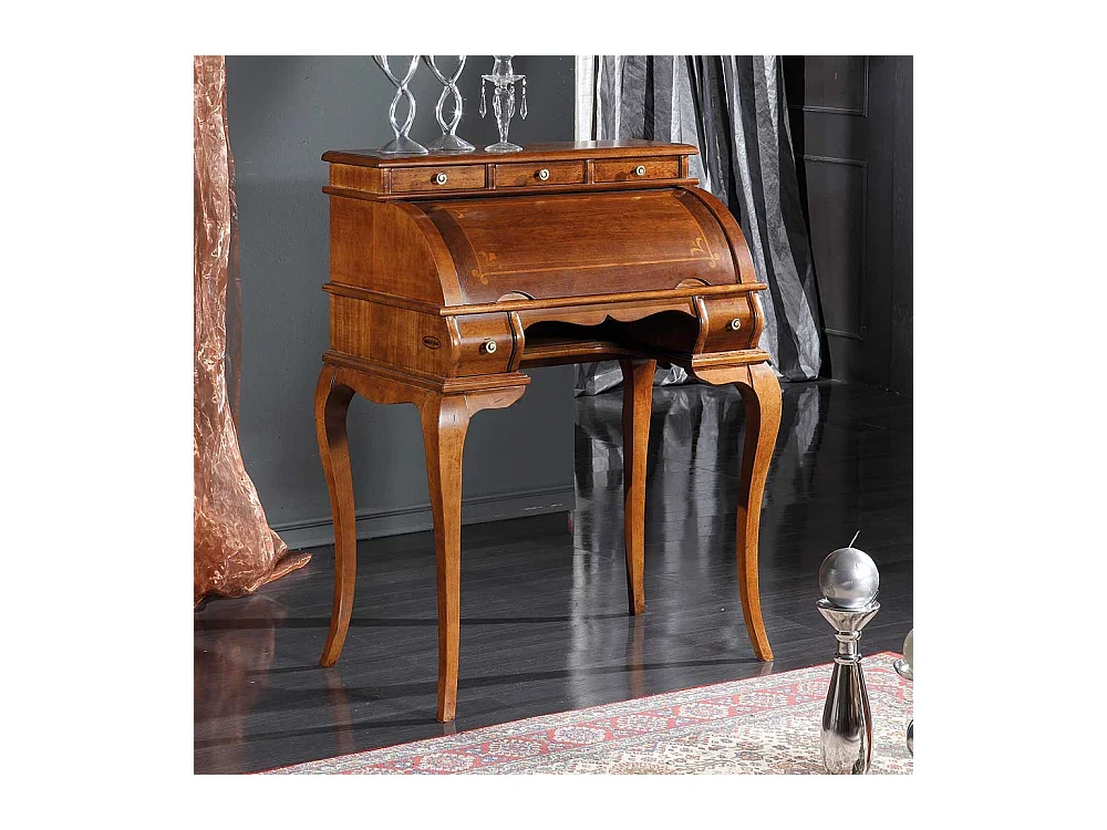 Schreibsekretär in Nussbaumfarben italienischen Design