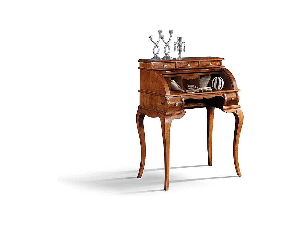 Schreibsekretär in Nussbaumfarben italienischen Design