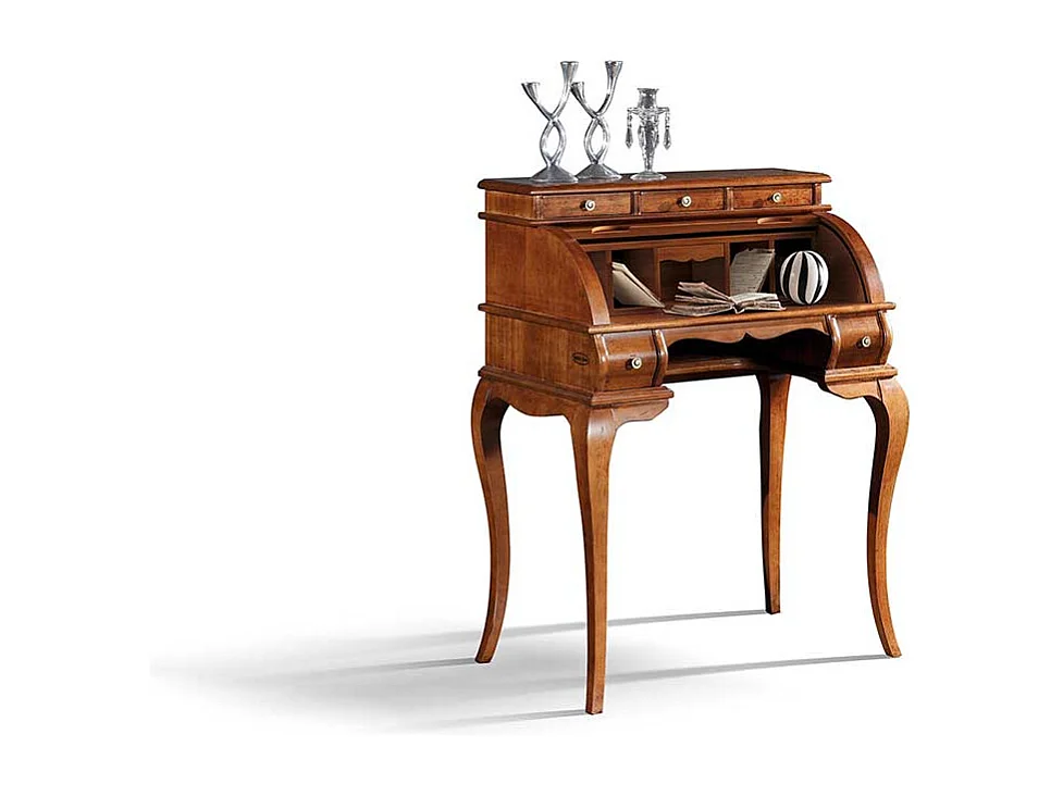 Schreibsekretär in Nussbaumfarben italienischen Design