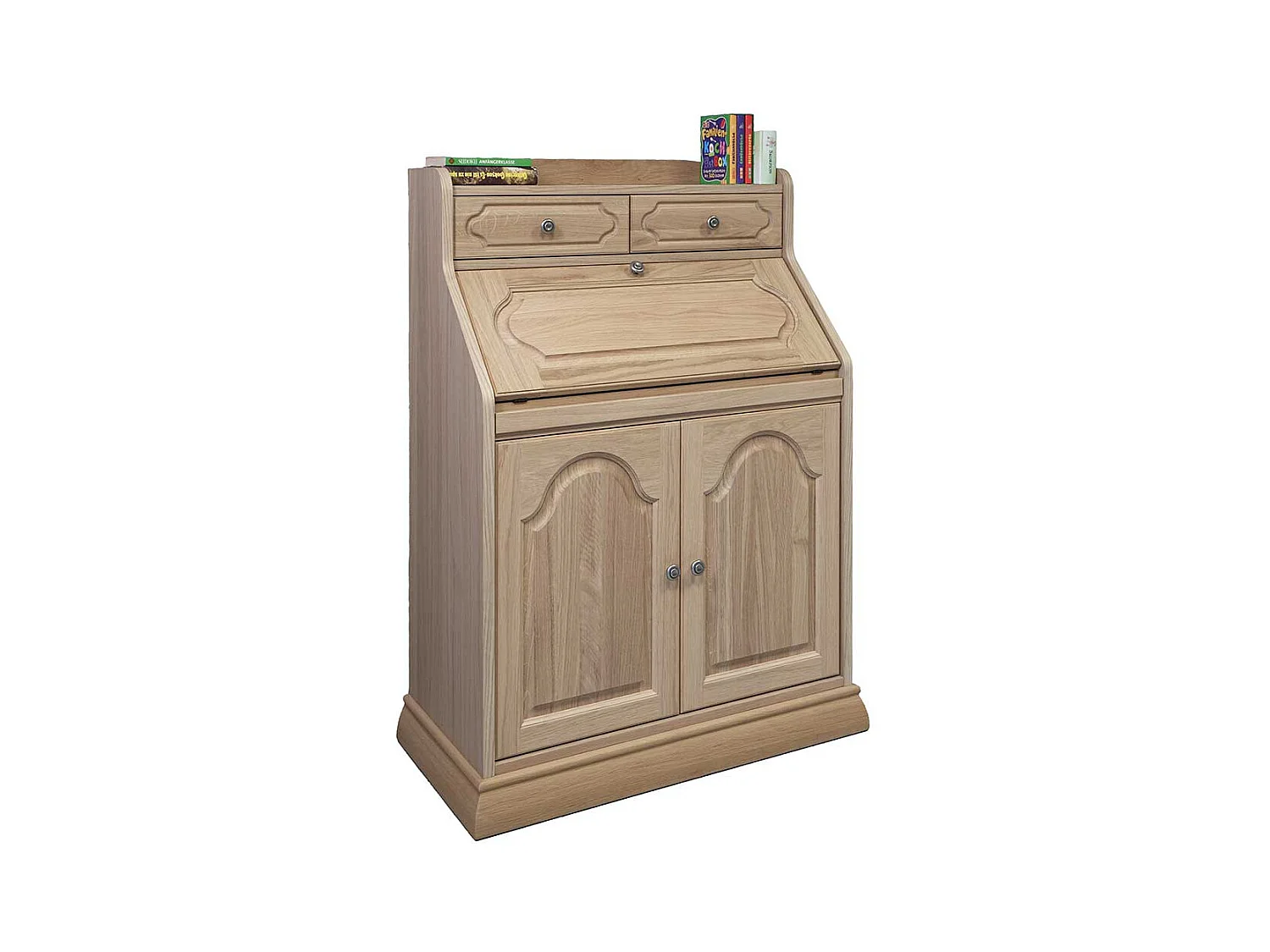 Sekretärschrank in Eiche Bianco Schreibklappe