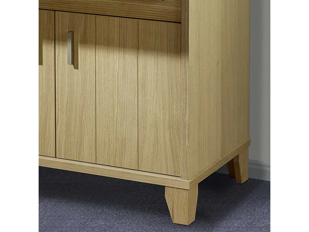 Schranksekretär mit Eiche furniert Made in Germany