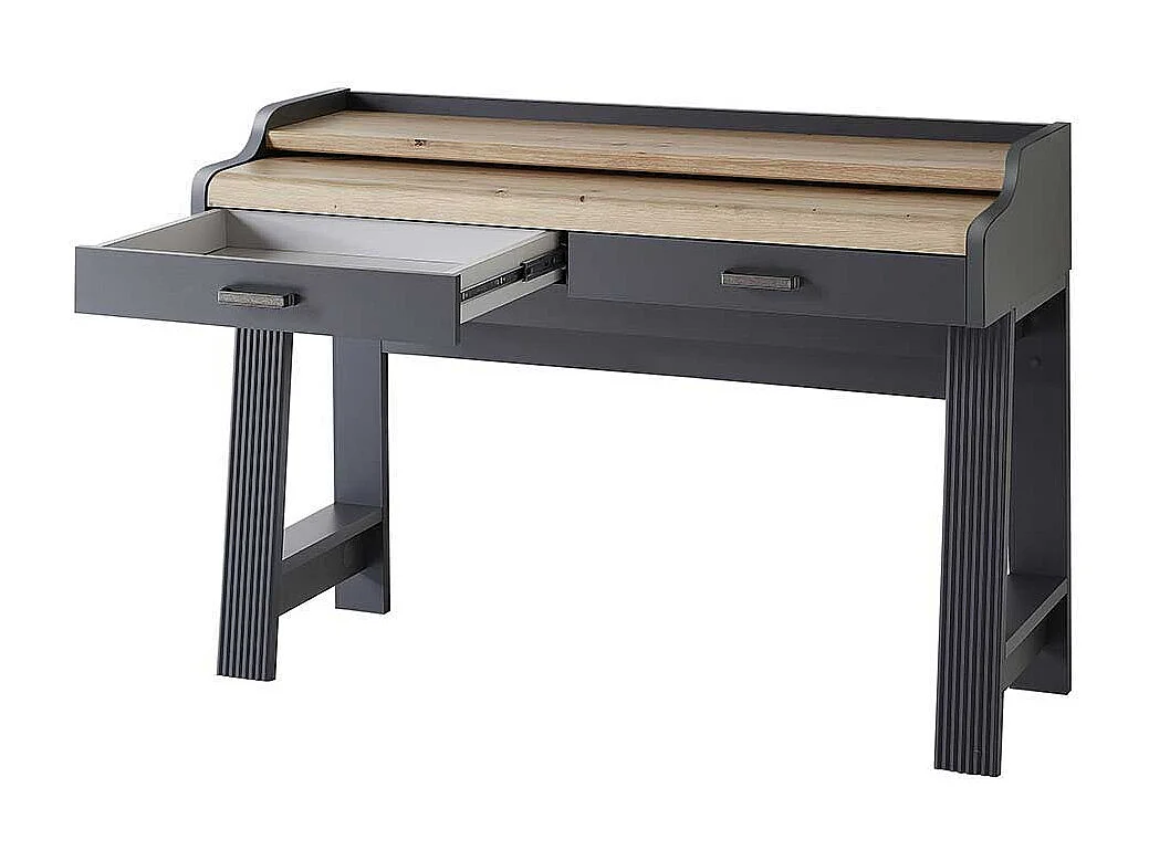 Laptopschreibtisch mit Rollcontainer Landhausstil (zweiteilig)