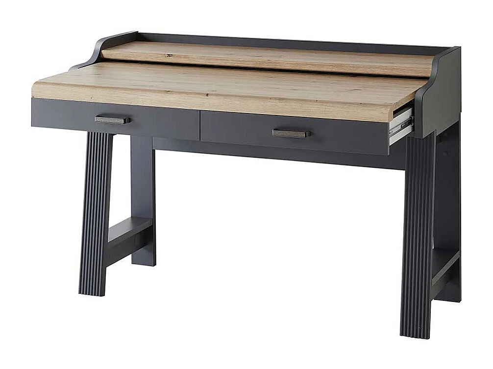 Laptopschreibtisch mit Rollcontainer Landhausstil (zweiteilig)