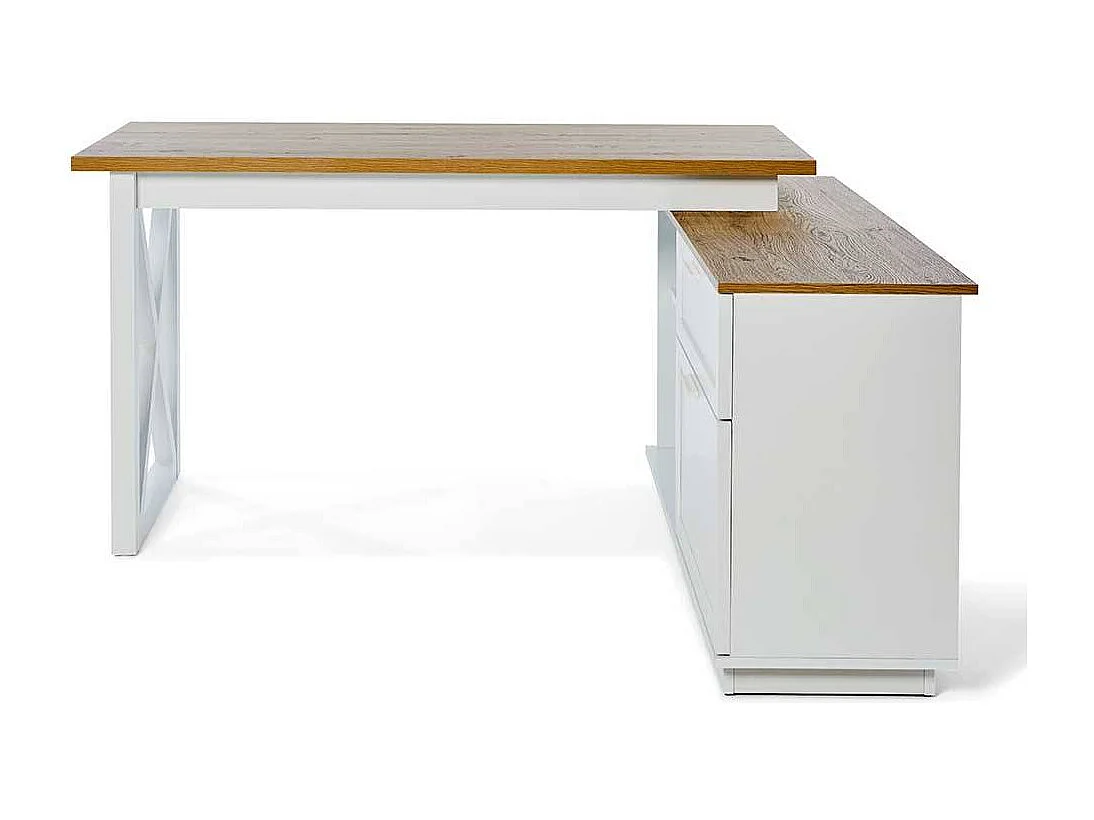 Jugendschreibtisch Eckschreibtisch im Landhausstil 150 cm breit