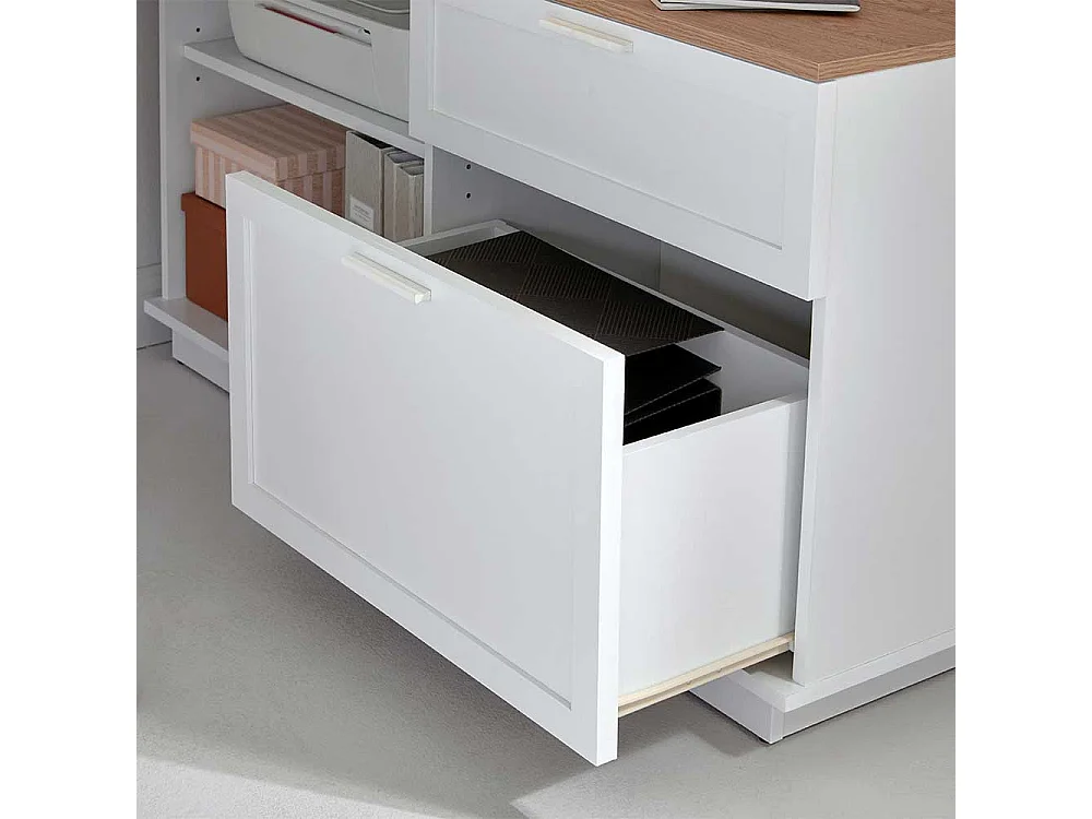 Jugendschreibtisch Eckschreibtisch im Landhausstil 150 cm breit