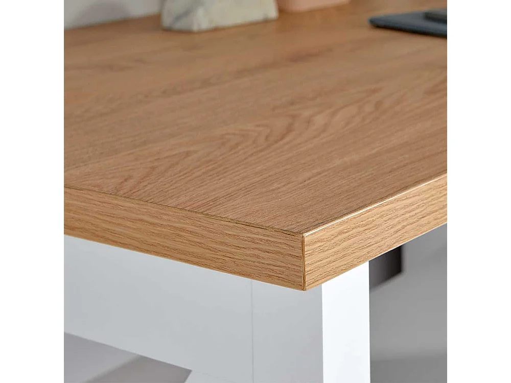 Jugendschreibtisch Eckschreibtisch im Landhausstil 150 cm breit