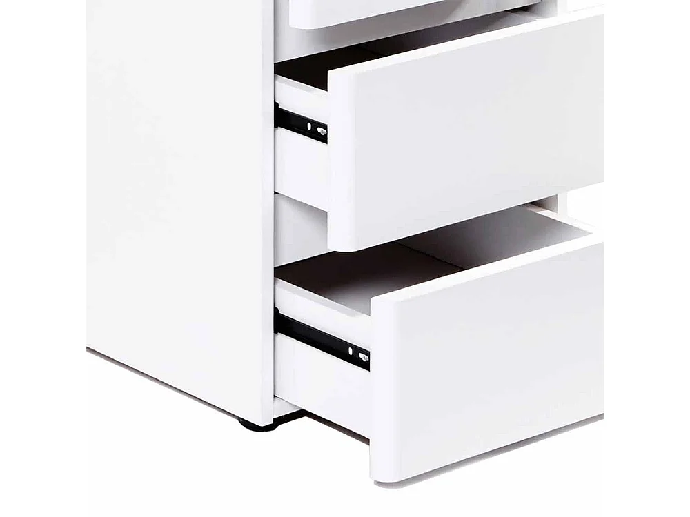 Bürotisch in Weiß Eiche 150 cm