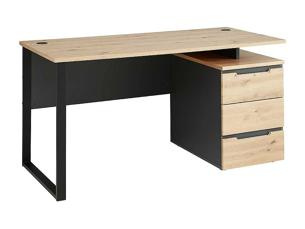 Computer Schreibtisch mit Schubladen in modernem Design 150 cm breit