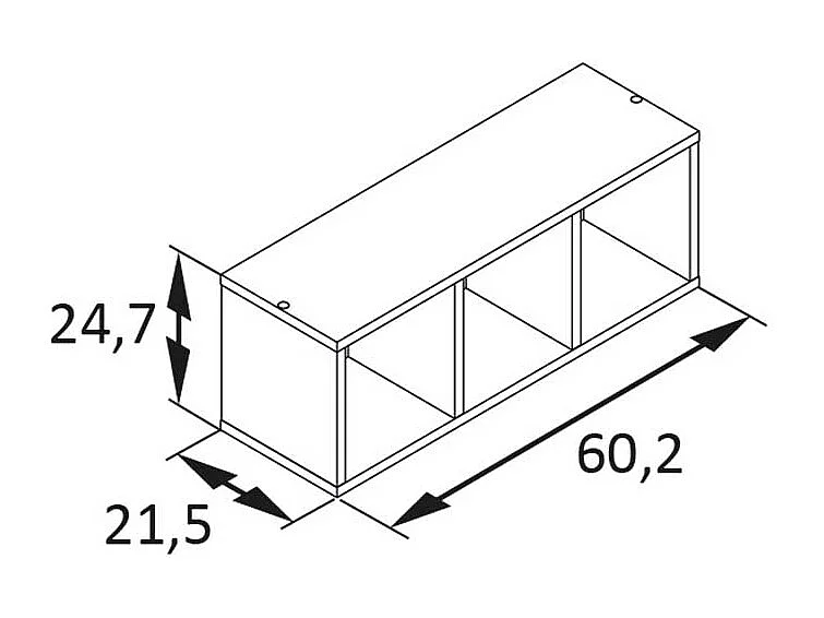 Badezimmerregal hängend in Petrol Skandi Design