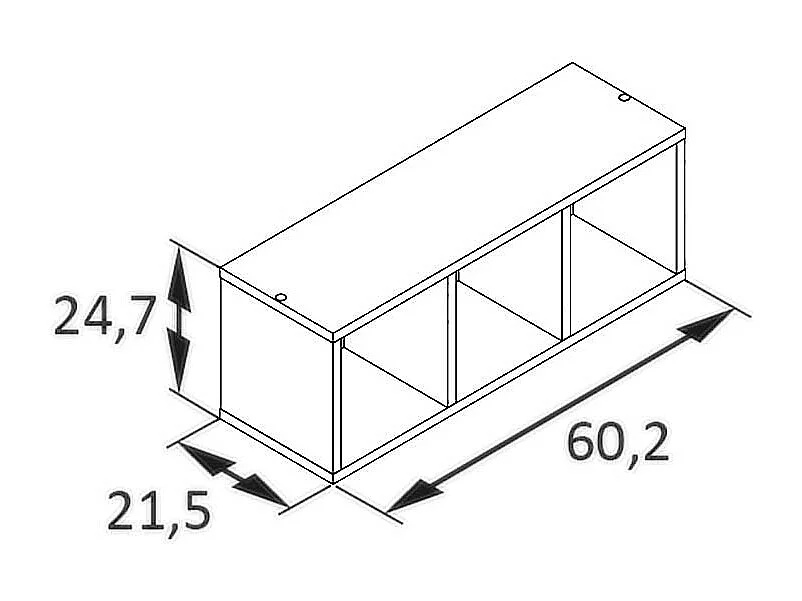 Wandhängeregal Bad in Graugrün Made in Germany