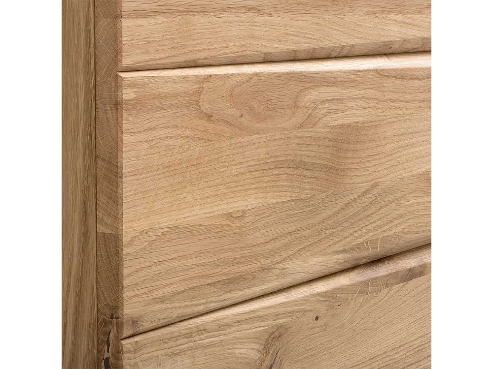 Schubladen Sideboard aus Eiche Massivholz 180 cm breit