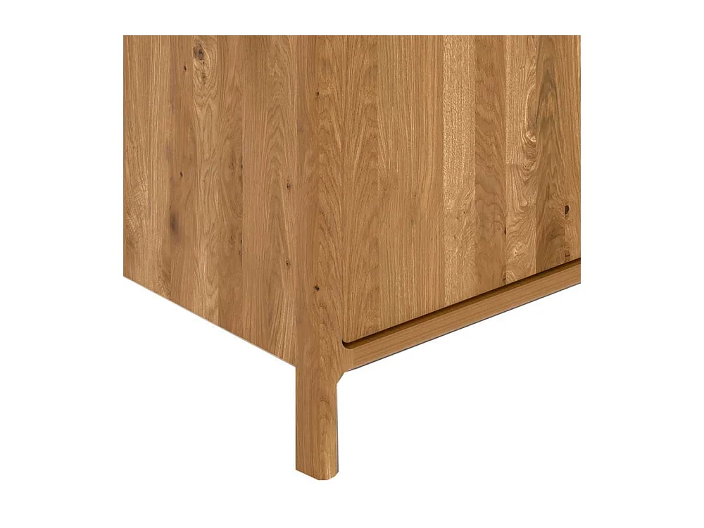 Sideboard Lowboard aus Wildeiche Massivholz mit drei Schubladen
