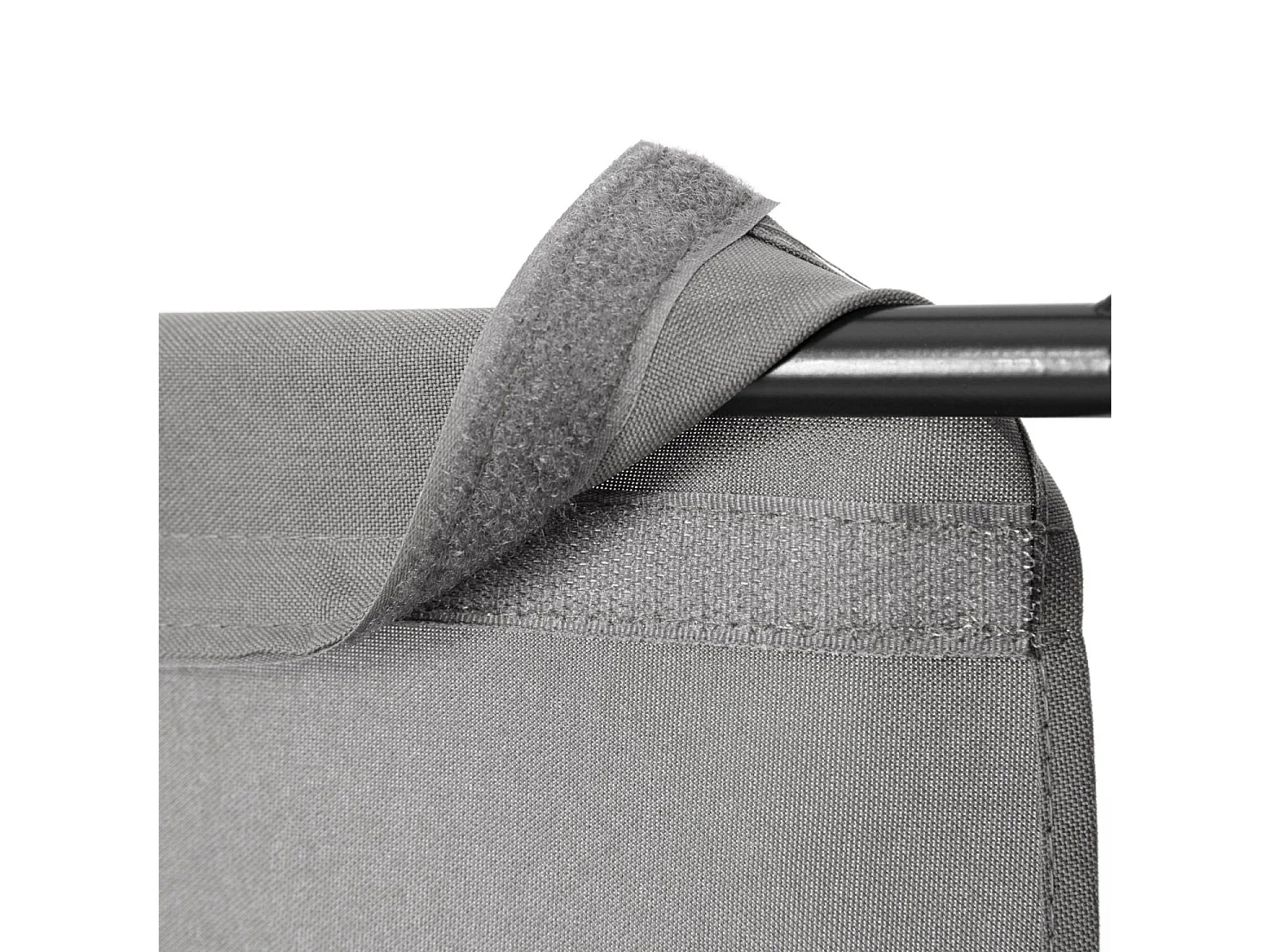 Paravent cloison tissu toile tissu grise 160 x 2.5 x 180 cm 08_0000318