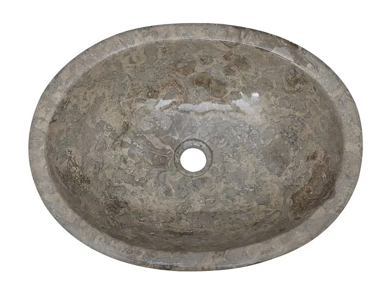 Lavabo de salle d'eau grise 53 x 40 x 15 cm 02_0002817