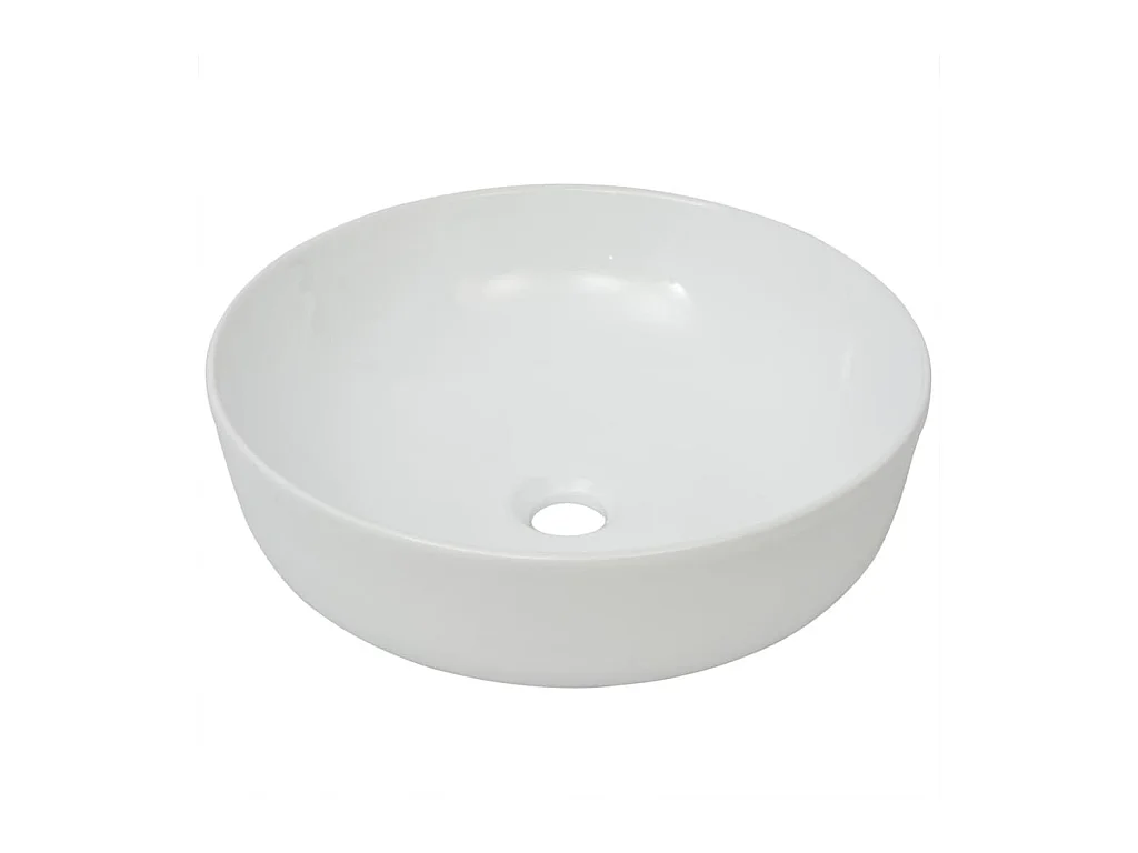 Lavabo salle de bain blanche 41.5 x 41.5 x 13.5 cm 02_0002524