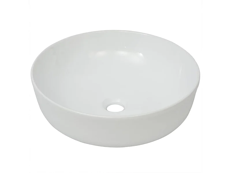Lavabo salle de bain blanche 41.5 x 41.5 x 13.5 cm 02_0002524