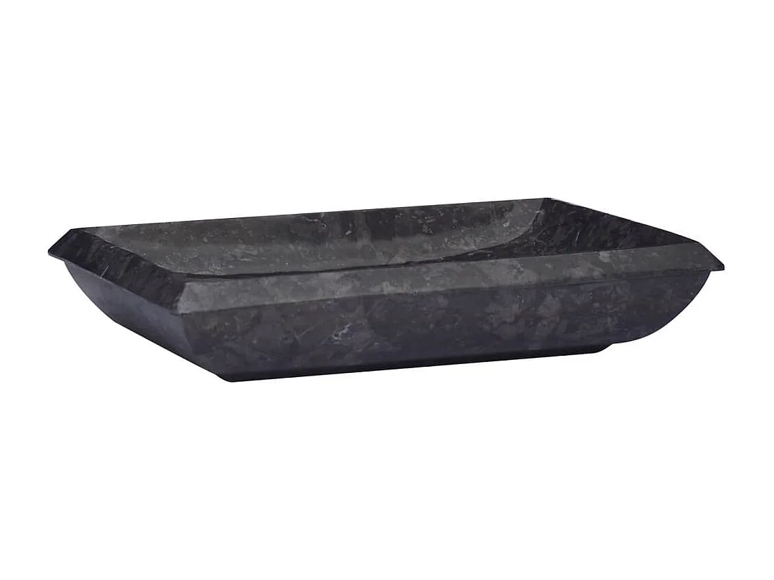 Lavabo de salle d'eau noire 50 x 35 x 10 cm 02_0002807