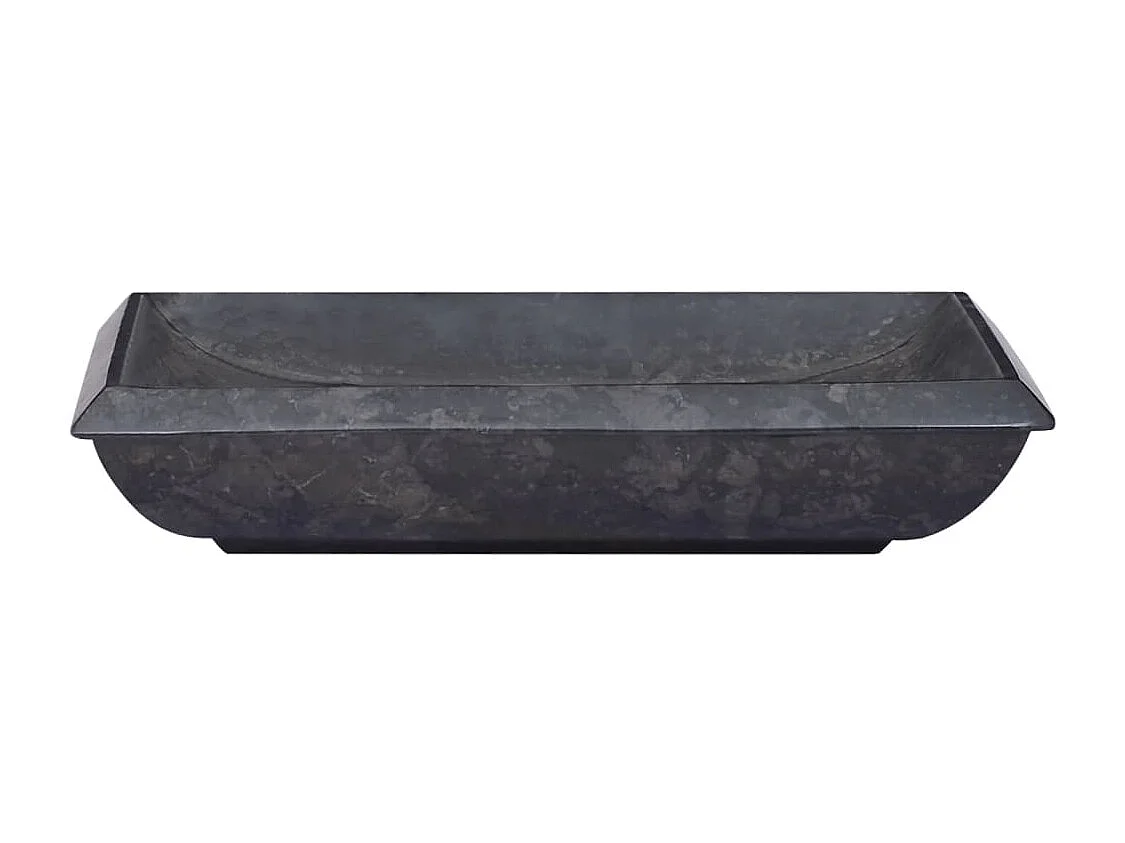 Lavabo de salle d'eau noire 50 x 35 x 10 cm 02_0002807