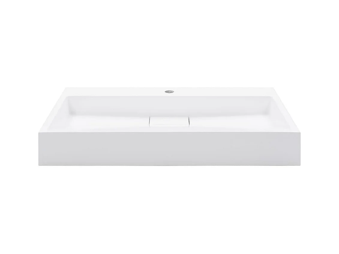 Lavabo salle de bain blanche 80 x 46 x 11 cm 02_0002634