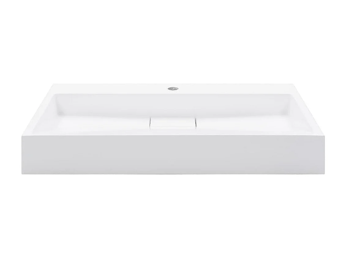 Lavabo salle de bain blanche 80 x 46 x 11 cm 02_0002634