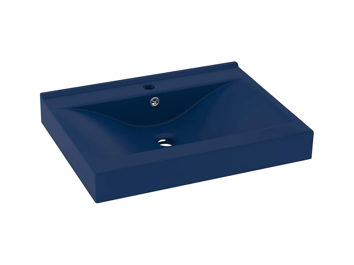 Lavabo avec trou de bleue 60 x 46 x 16 cm 02_0002765