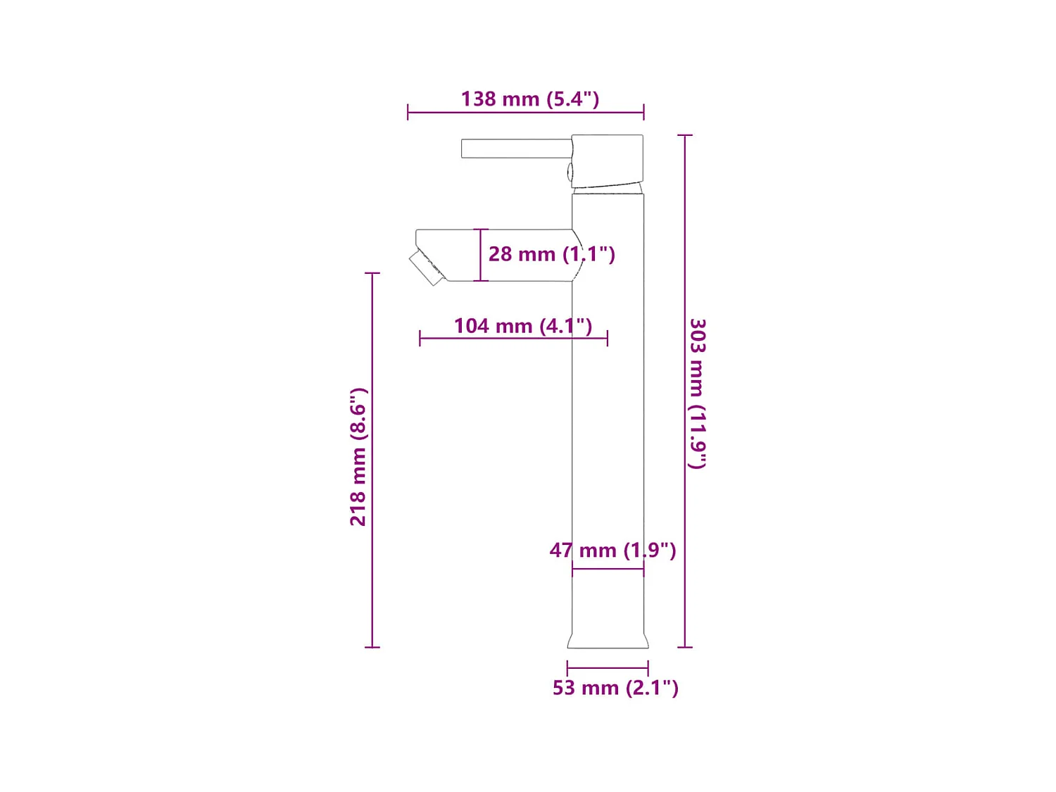 Lavabo de baño de 42 cm de diámetro con grifo y pulsador de desagüe de cristal templado 02_0002864